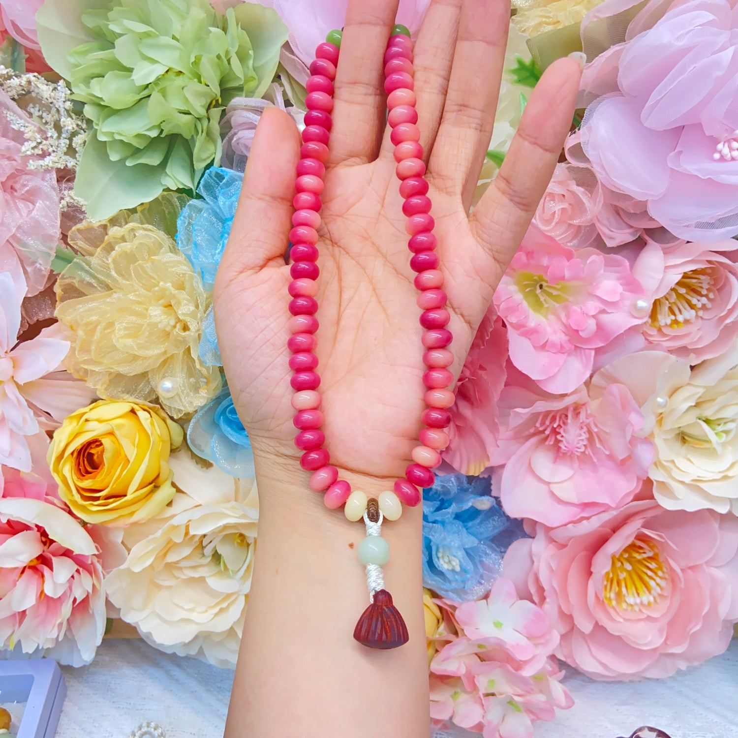 52pcs Mala Bodhi Bead Bracelet