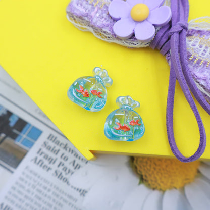 Acrylic Goldfish Lucky Bag Beads