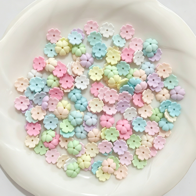 DIY Floral and Butterfly Acrylic Beads for Jewelry Making