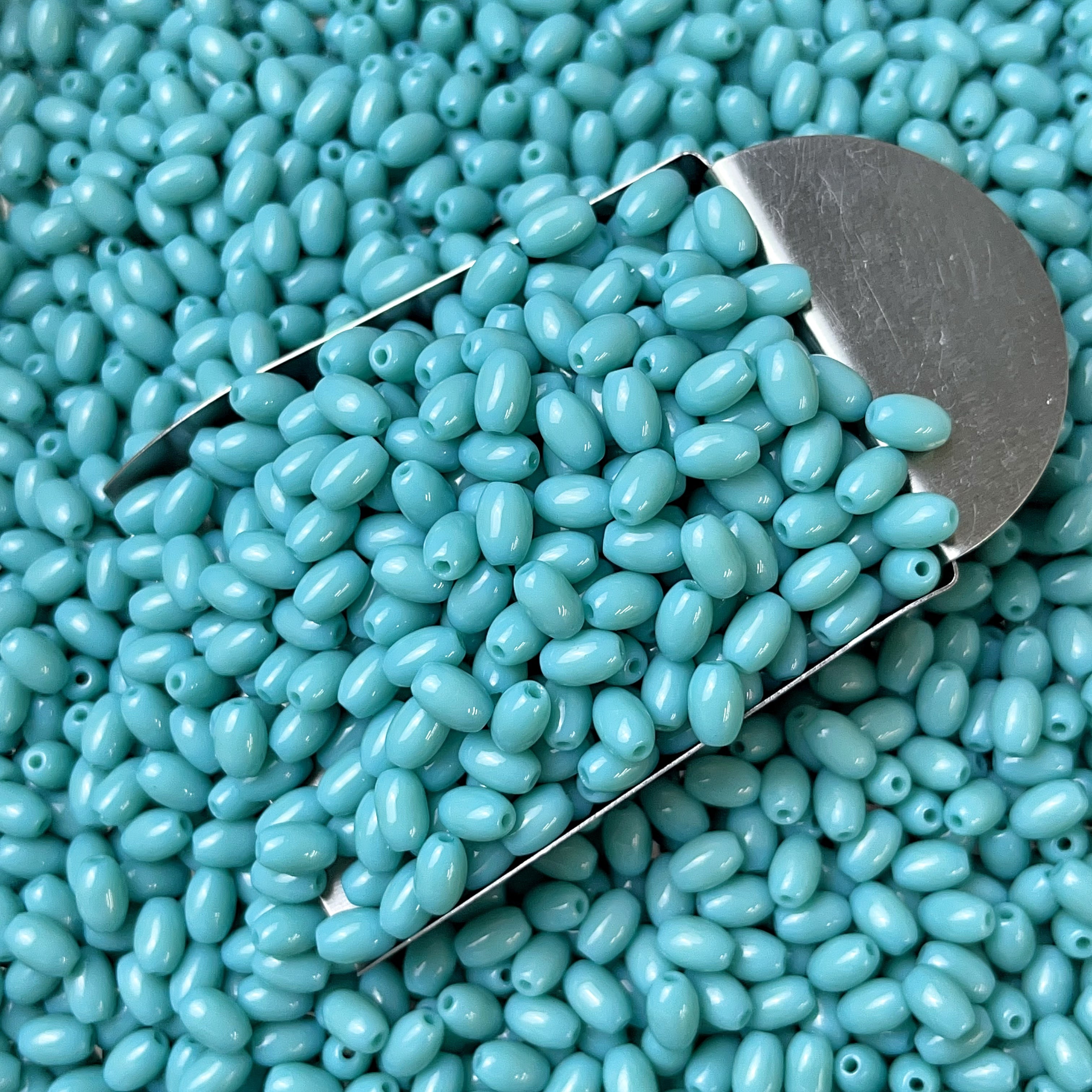 Premium 4x6mm Oval Glass Beads
