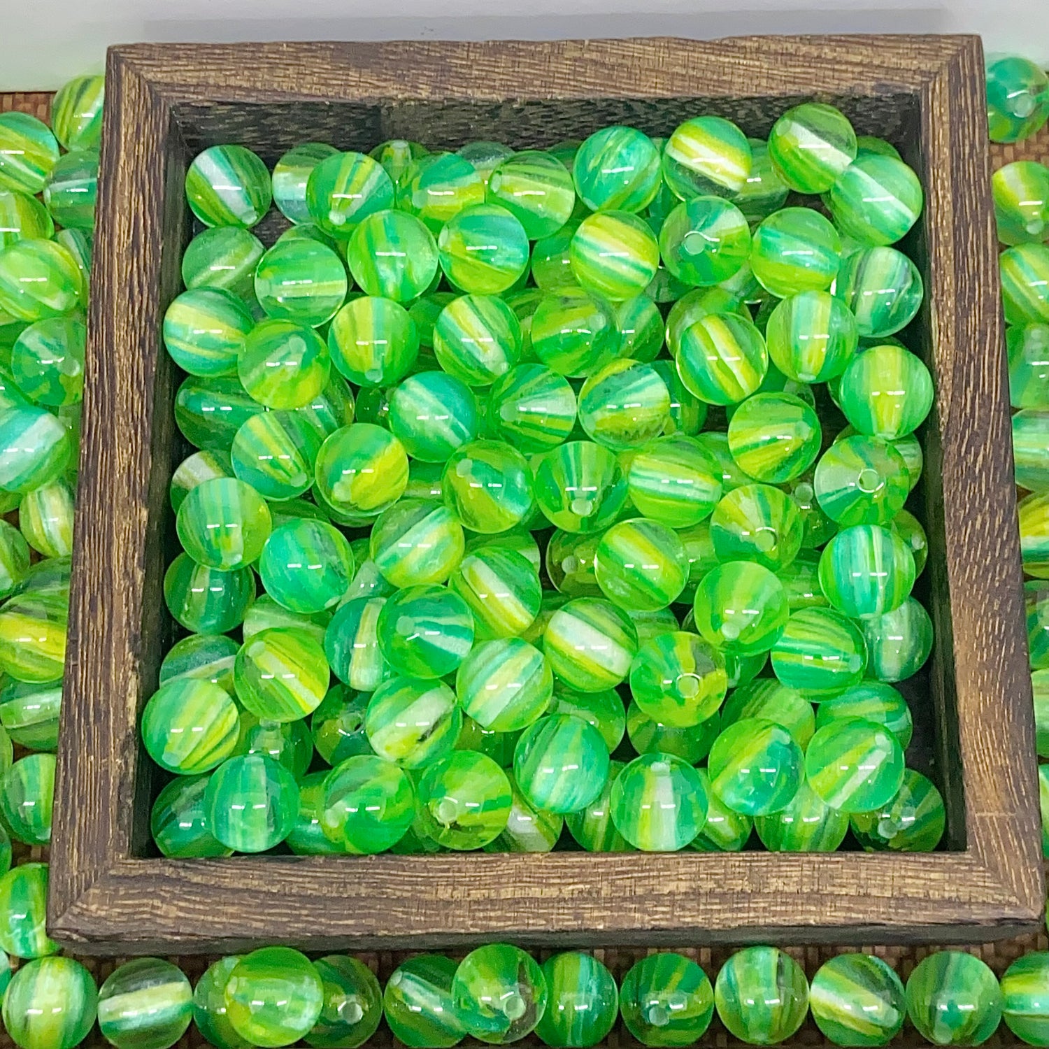 【New】12mm Meteor and Starry 💫 Resin Beads