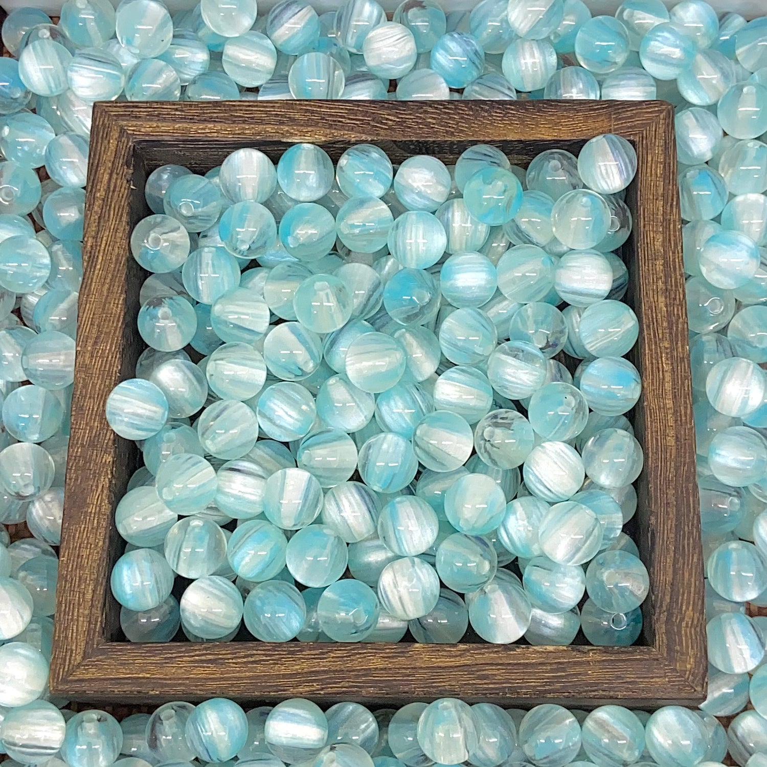 【New】12mm Meteor and Starry 💫 Resin Beads