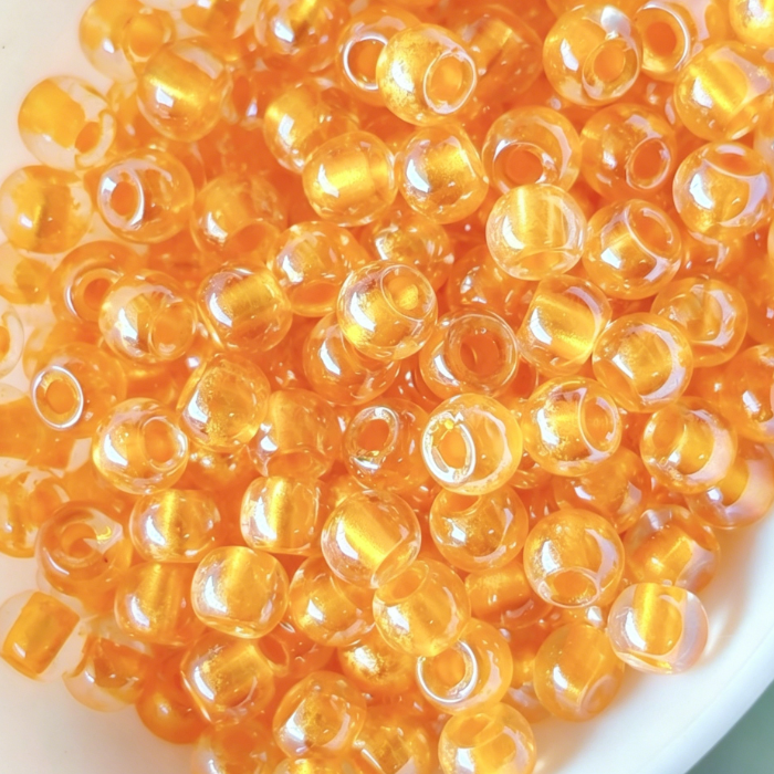 4.0mm Luster Glazed Glass Seed Beads