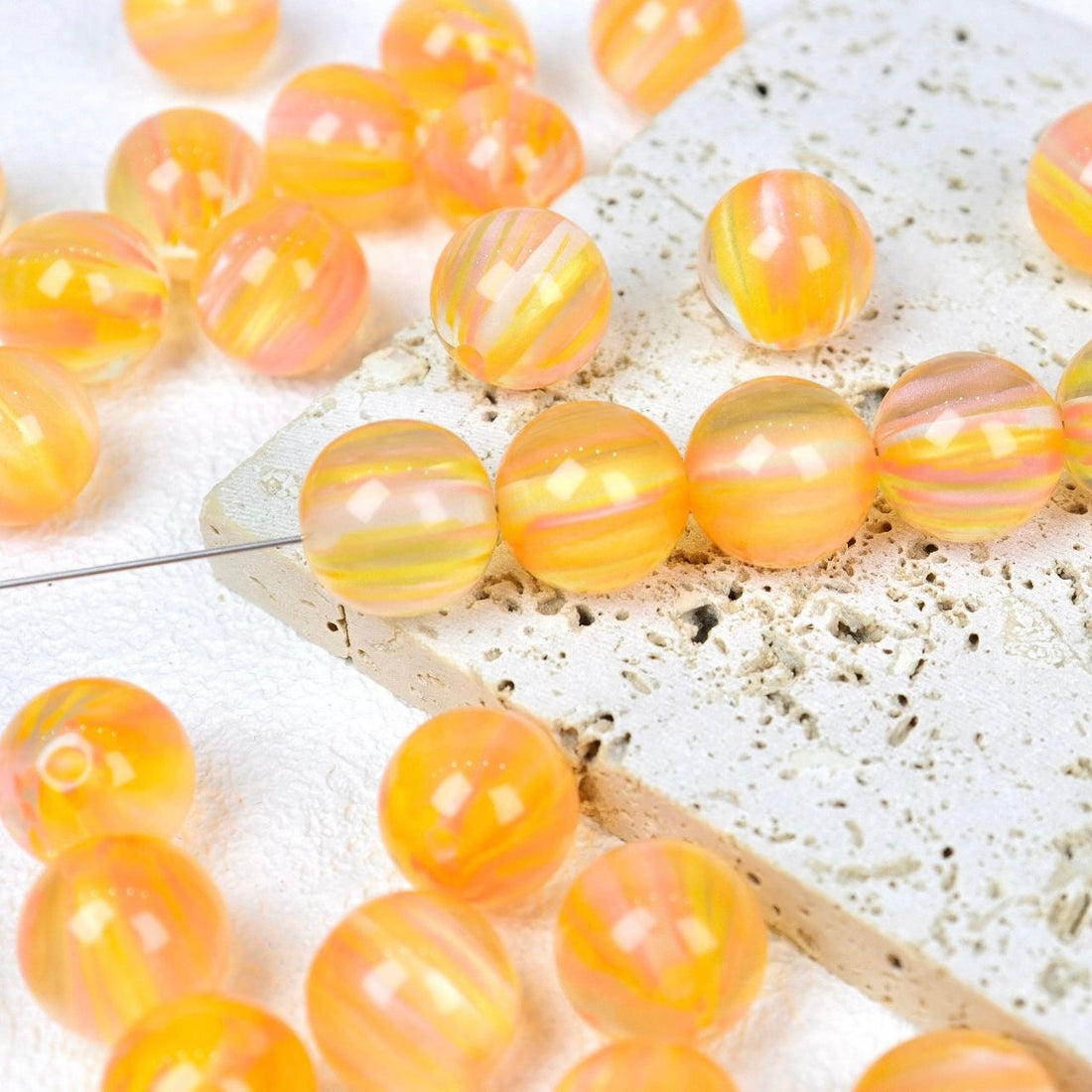 【New】12mm Meteor and Starry 💫 Resin Beads