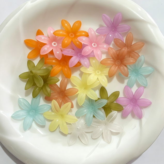 DIY Floral and Butterfly Acrylic Beads for Jewelry Making