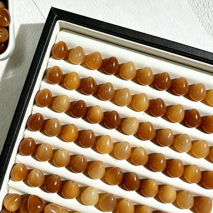 12mm Water-Drop Bodhi Seeds Beads