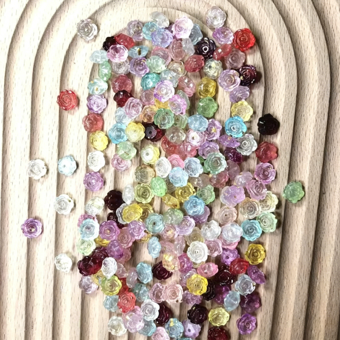 Aesthetic Floral Beads for DIY Jewelry Making &amp; Phone Charms