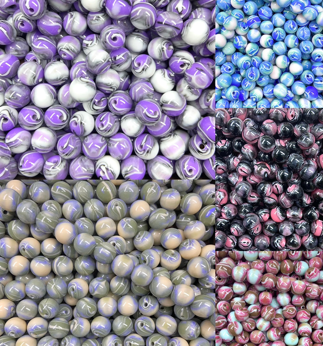 【New】10mm Resin Beads