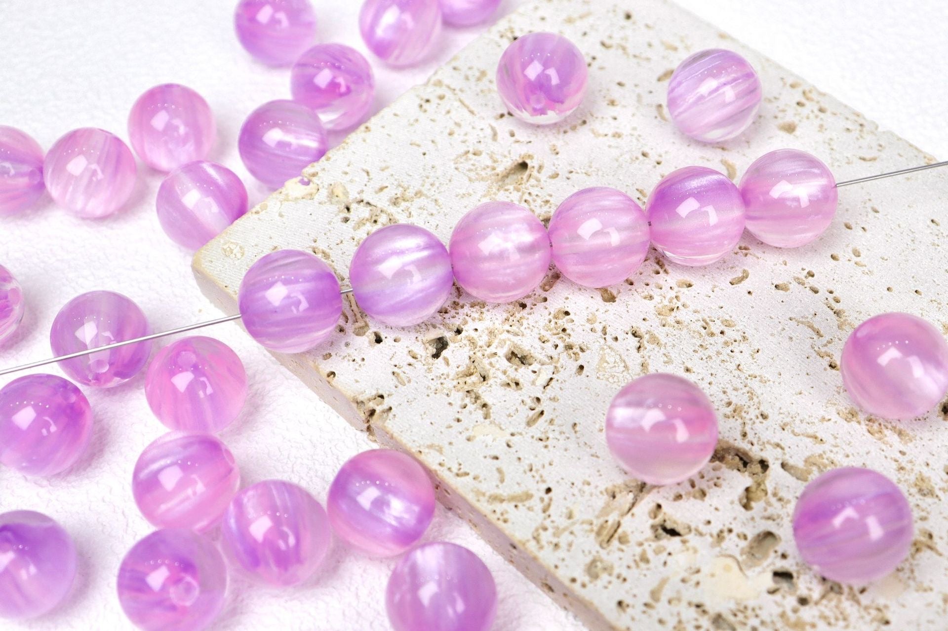 【New】12mm Meteor and Starry 💫 Resin Beads