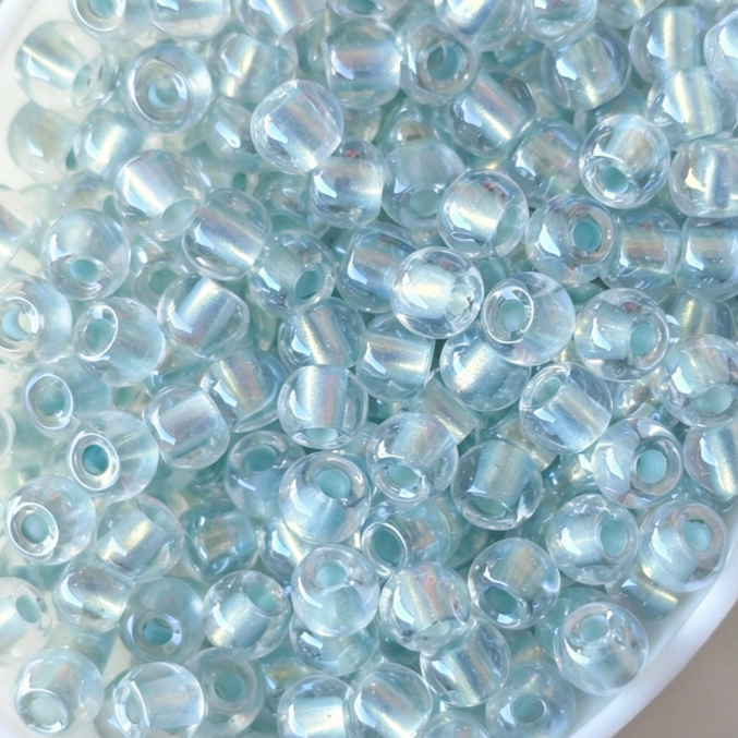 4.0mm Luster Glazed Glass Seed Beads