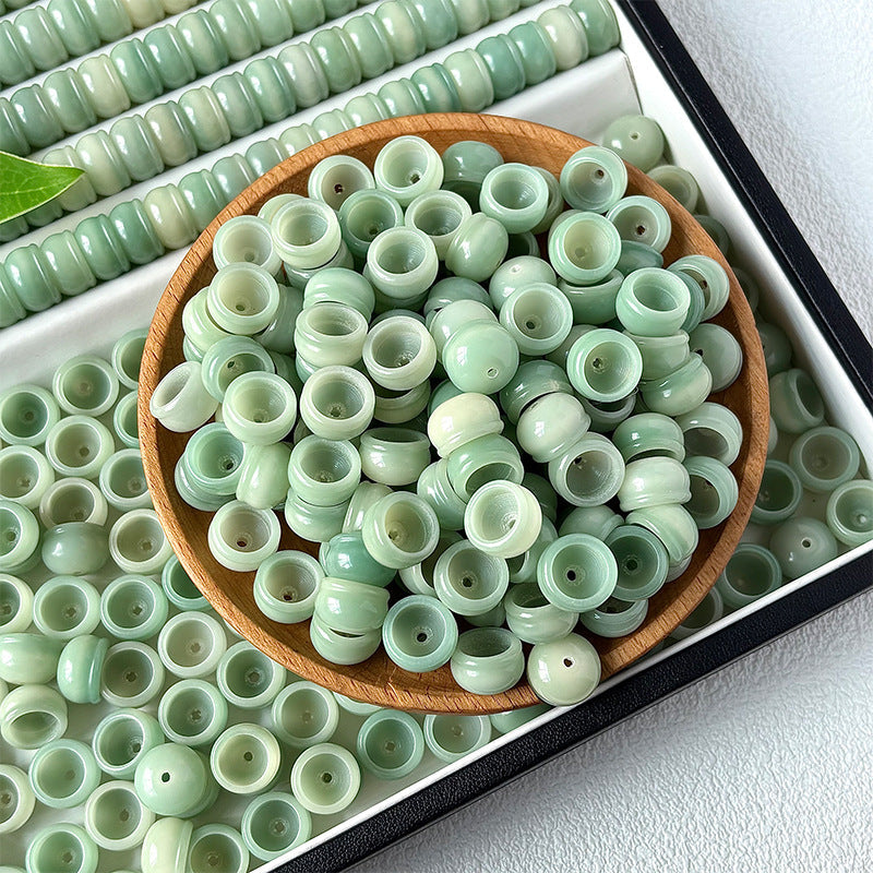 13mm x 9mm Mini Cup Natural Carved Bodhi Root Beads