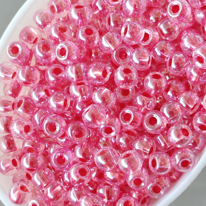 4.0mm Luster Glazed Glass Seed Beads