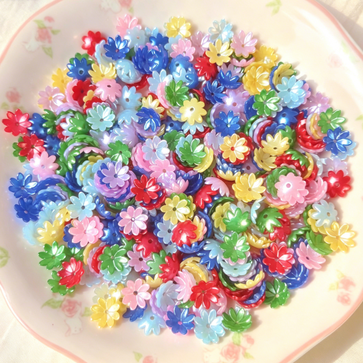 DIY Floral and Butterfly Acrylic Beads for Jewelry Making