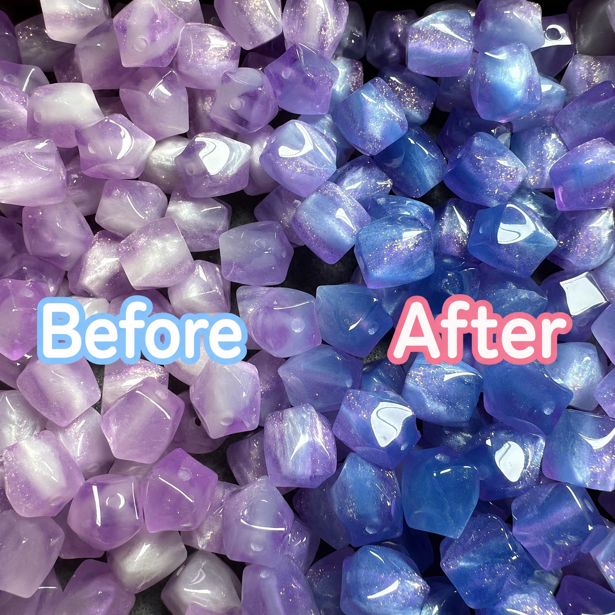 10mm Magic UV Reactive Photochromic Resin Beads