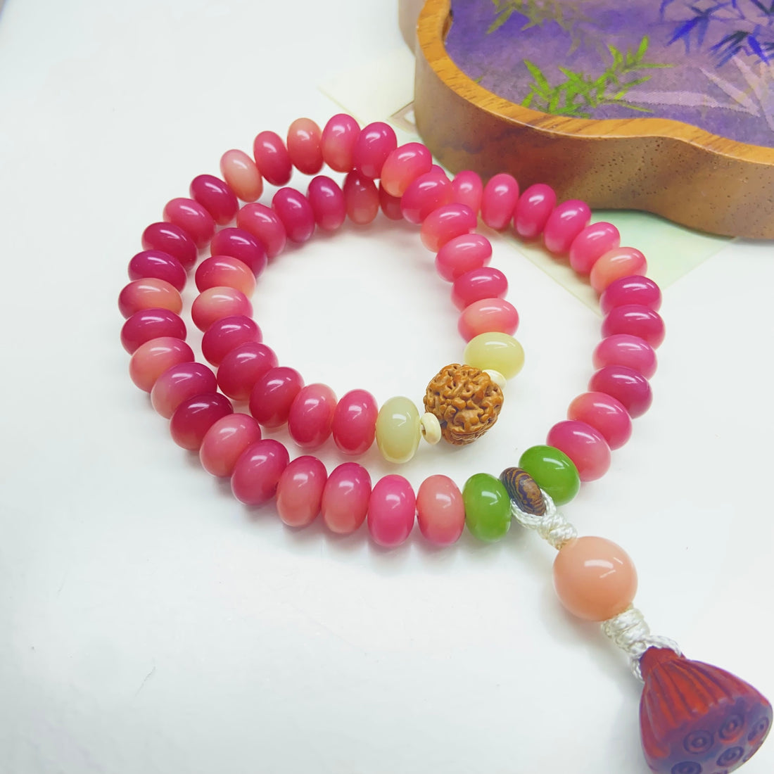 52pcs Mala Bodhi Bead Bracelet