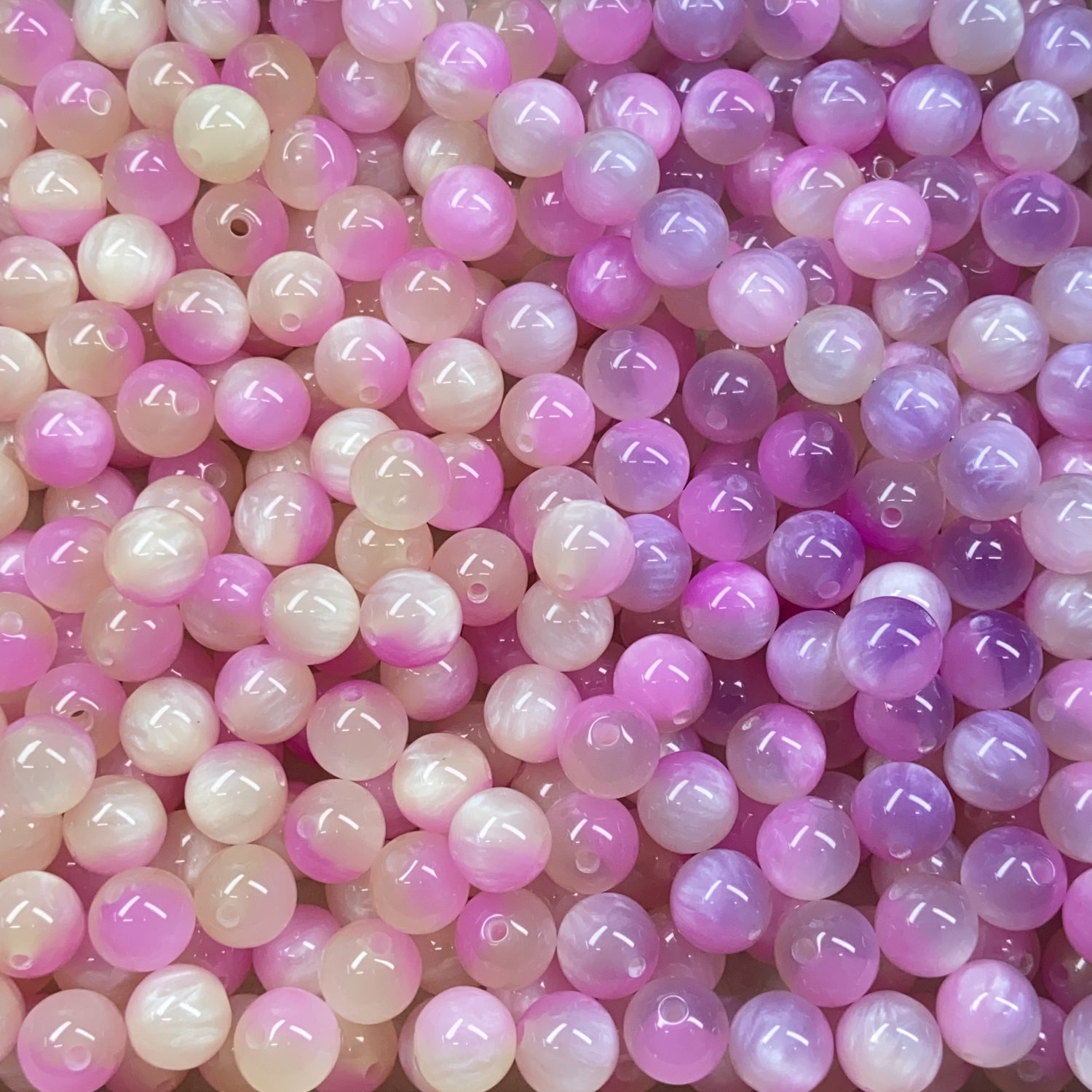 【New】10mm ✨ Color-Changing Resin Beads