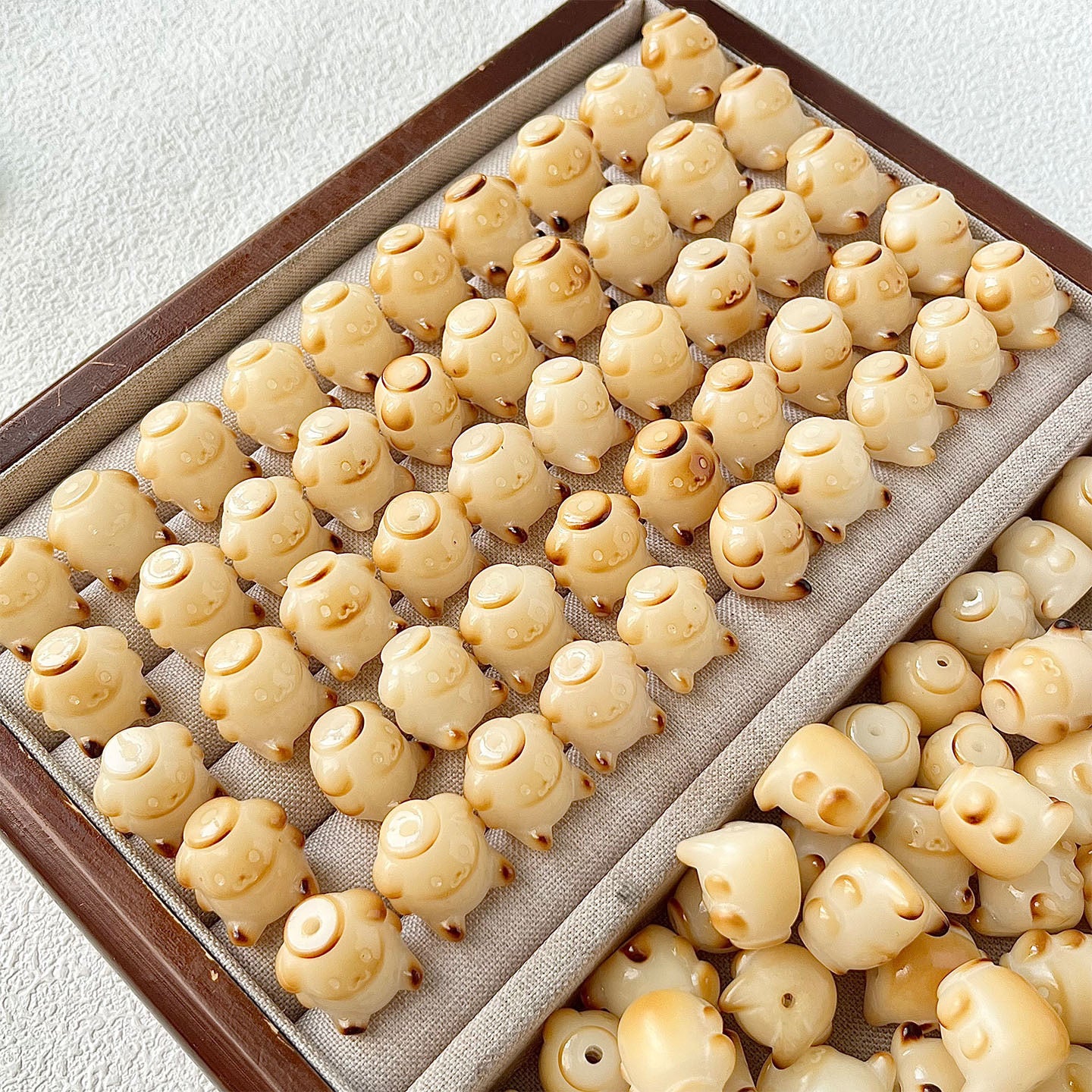 【New】Carving  Bodhi Abacus Bead