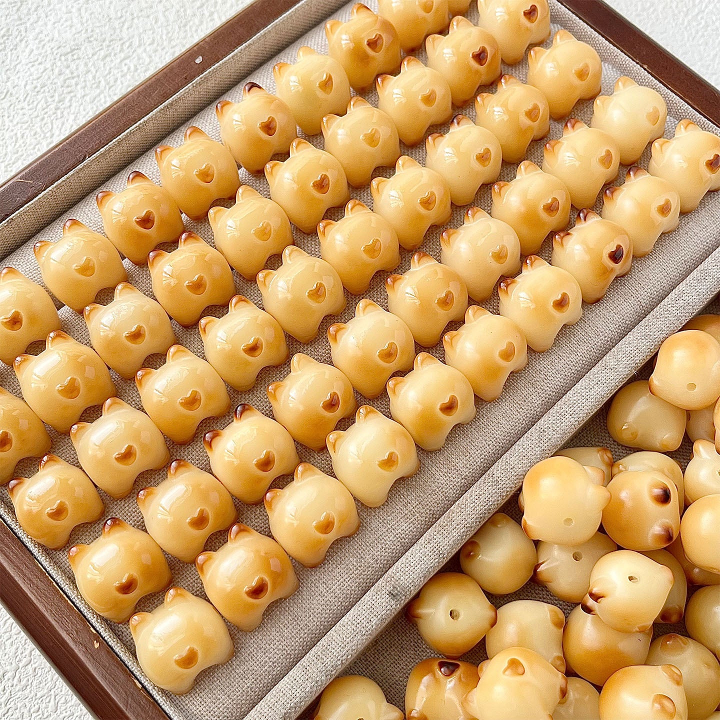 【New】Carving  Bodhi Abacus Bead