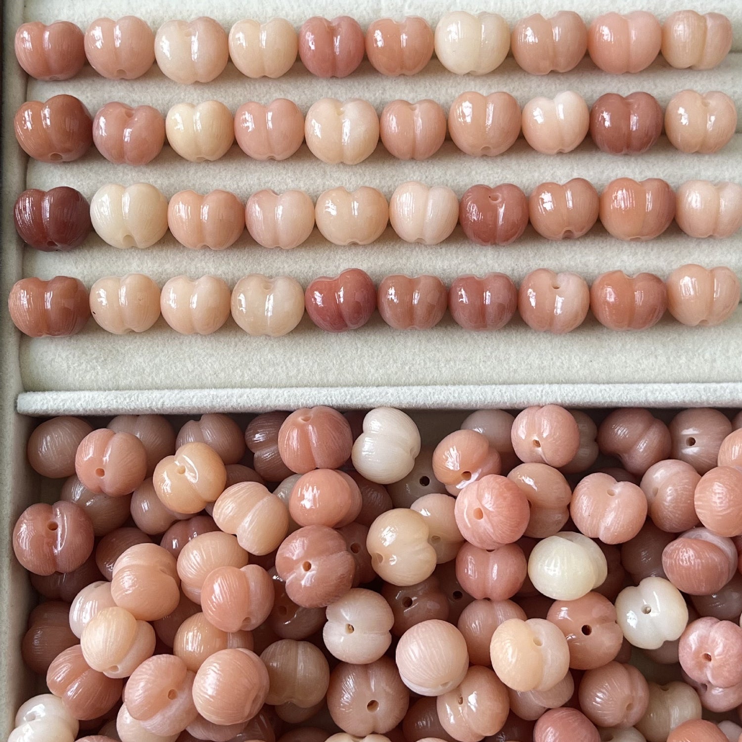 【New】Carving  Bodhi Abacus Bead