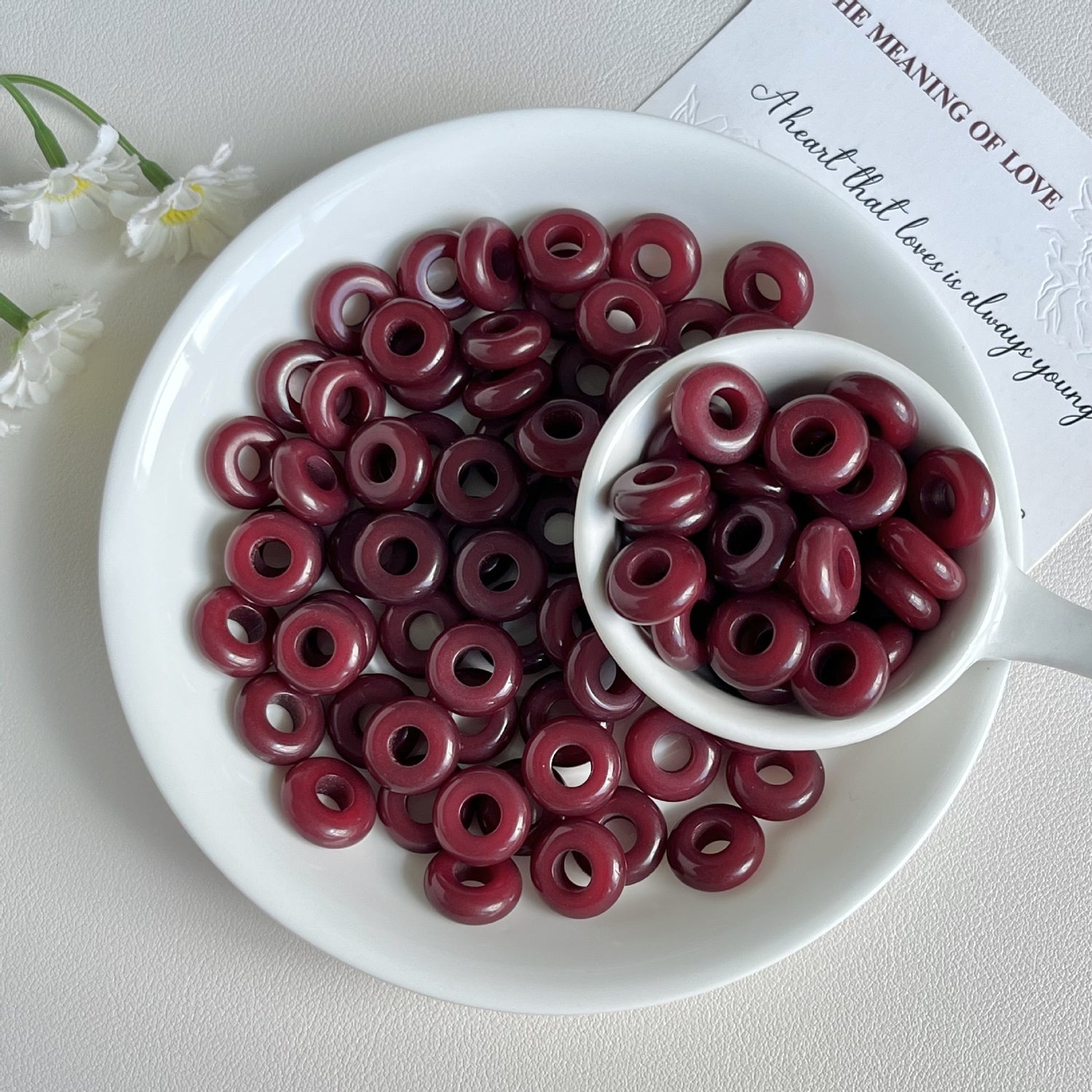 【New】Donut  Bodhi Beads