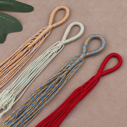 【New】Grape String Handle Rope Keychain