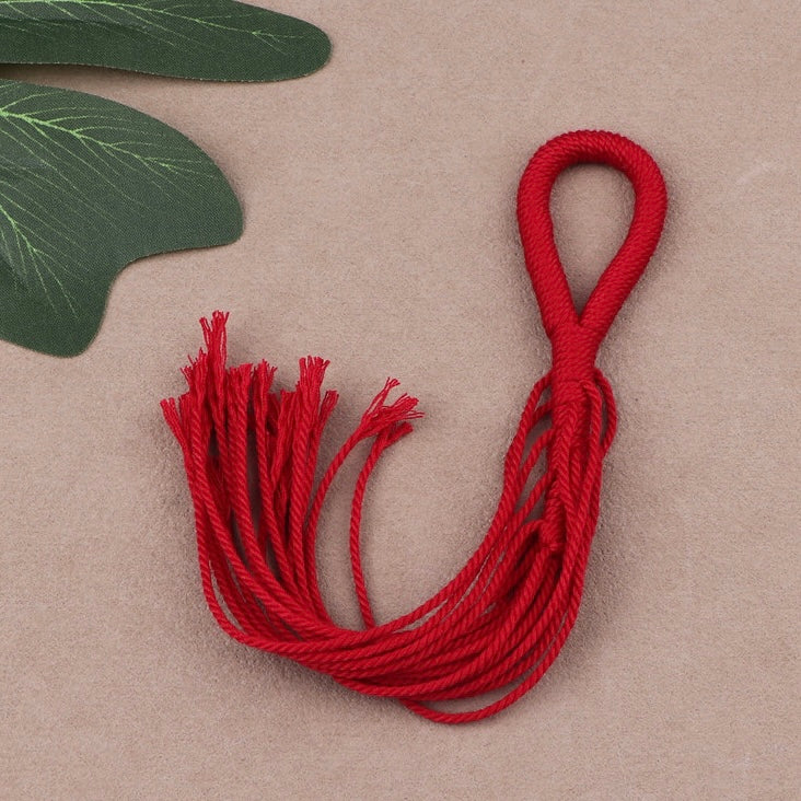 【New】Grape String Handle Rope Keychain