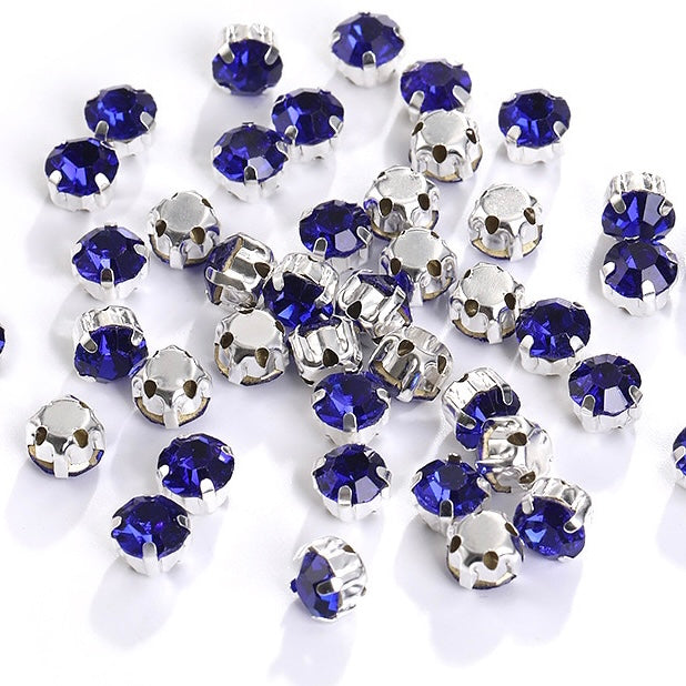 8mm Four-Pointed Claw Rhinestone