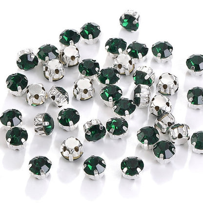 8mm Four-Pointed Claw Rhinestone