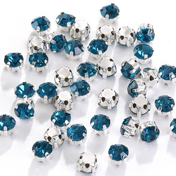 8mm Four-Pointed Claw Rhinestone