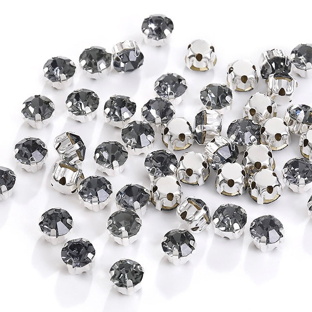 8mm Four-Pointed Claw Rhinestone