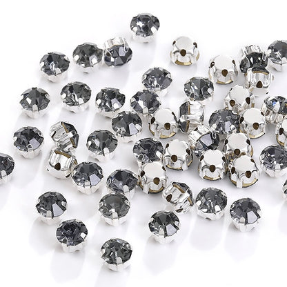 8mm Four-Pointed Claw Rhinestone