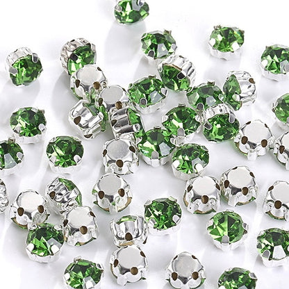 8mm Four-Pointed Claw Rhinestone