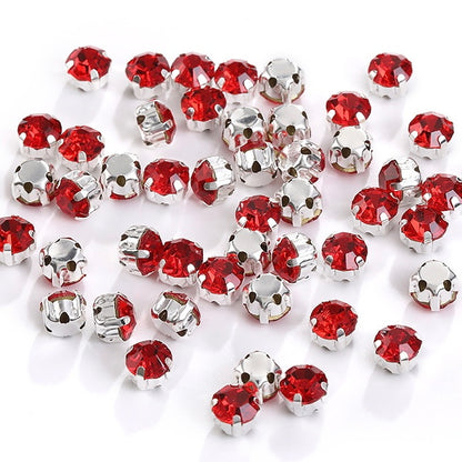 8mm Four-Pointed Claw Rhinestone