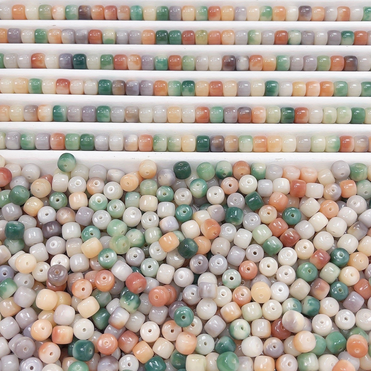 【New】Barrel Shape Bodhi Beads