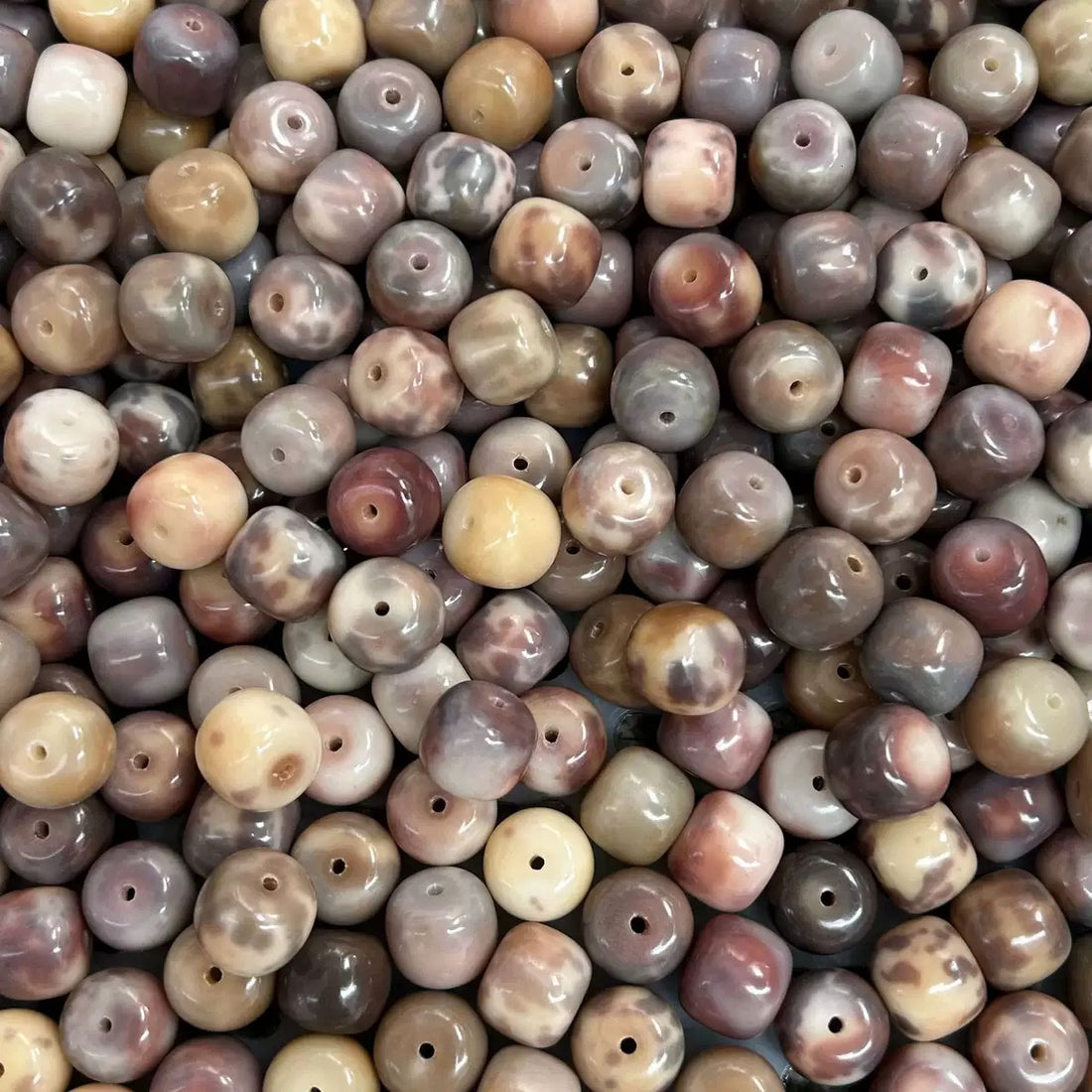 【New】13mm Amber Milk Candy Bodhi Bead