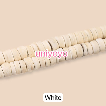 【New】Natural Coconut Spacer Beads
