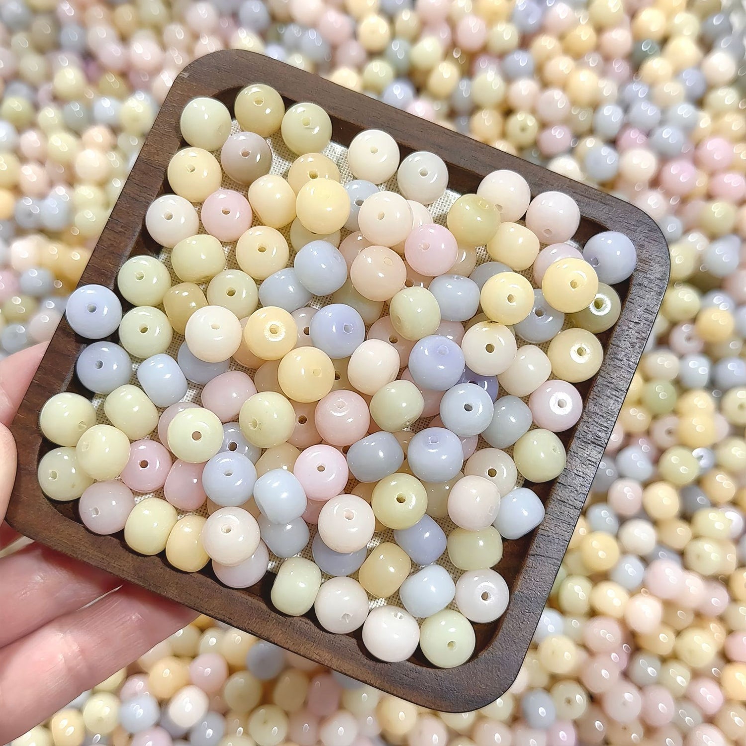 【New】8*10mm Bodhi Macaron Colour Matching Bracelet
