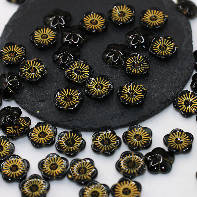 【New】Cherry Blossom-Vintage  Glass Beads