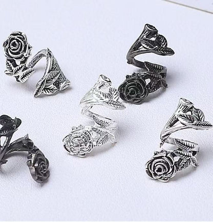 【New】21*11mm Rose Ring Spacer Jewelry Accessories