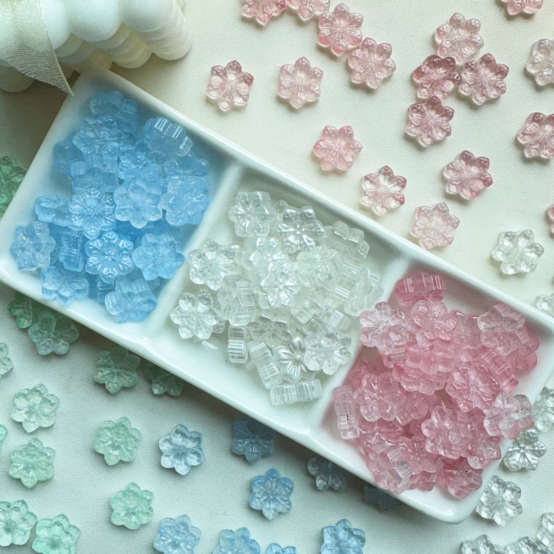 DIY Snow Beads