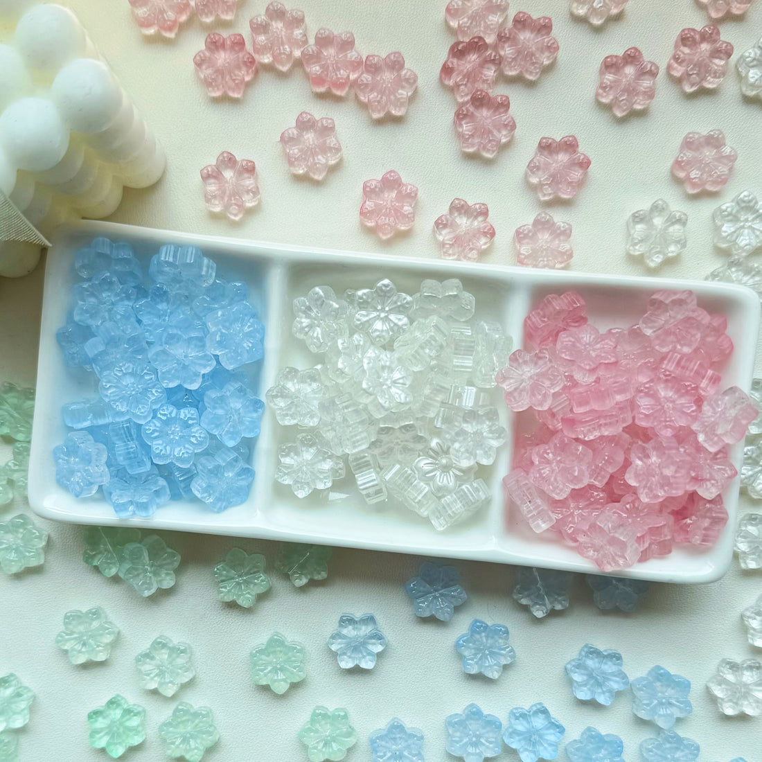 DIY Snow Beads