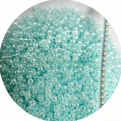 2mm Premium Faux Jade Glass Seed Beads