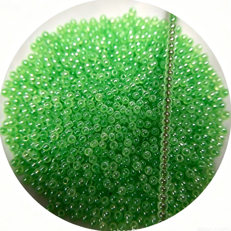 2mm Premium Faux Jade Glass Seed Beads