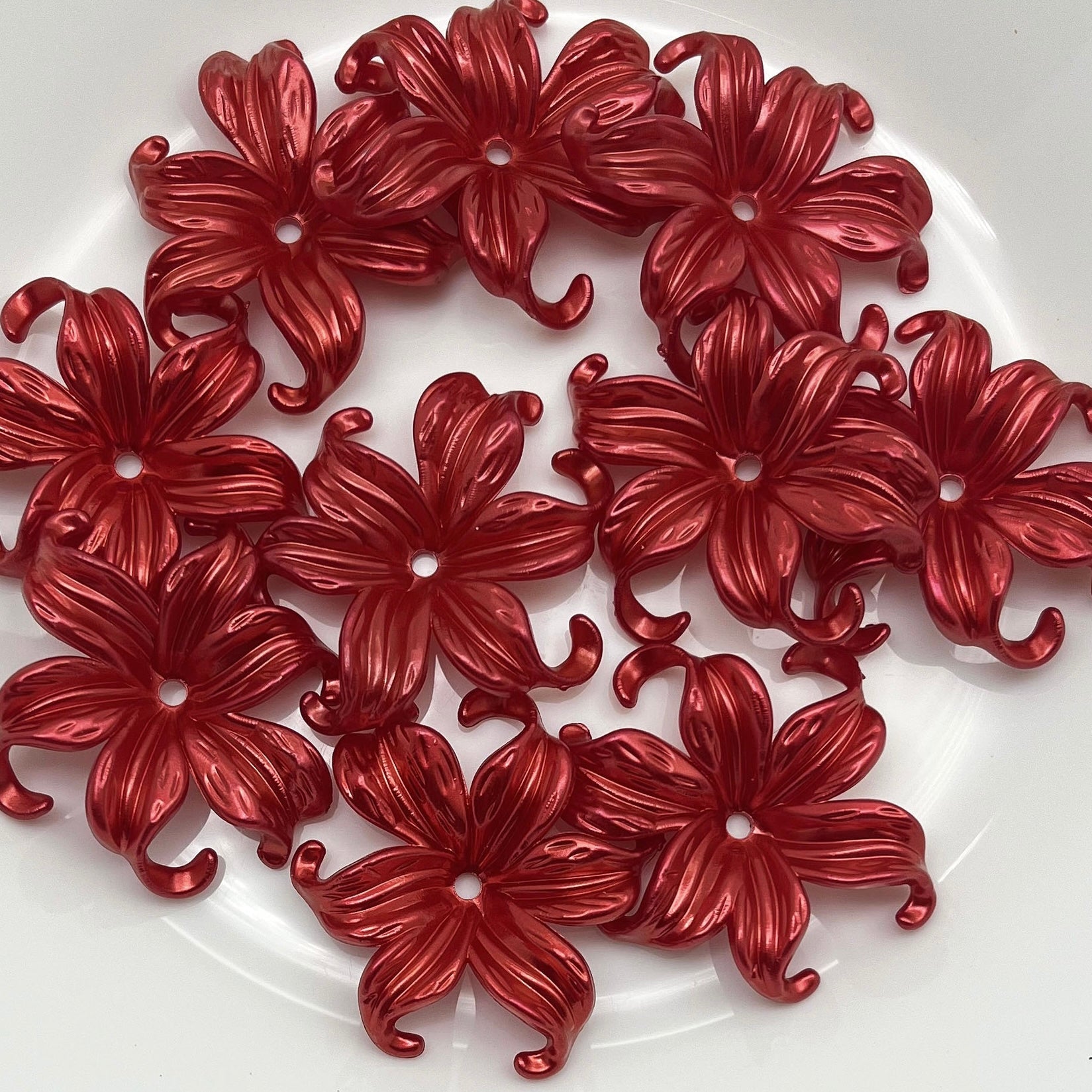 【New】42*44mm Big Acrylic Flower