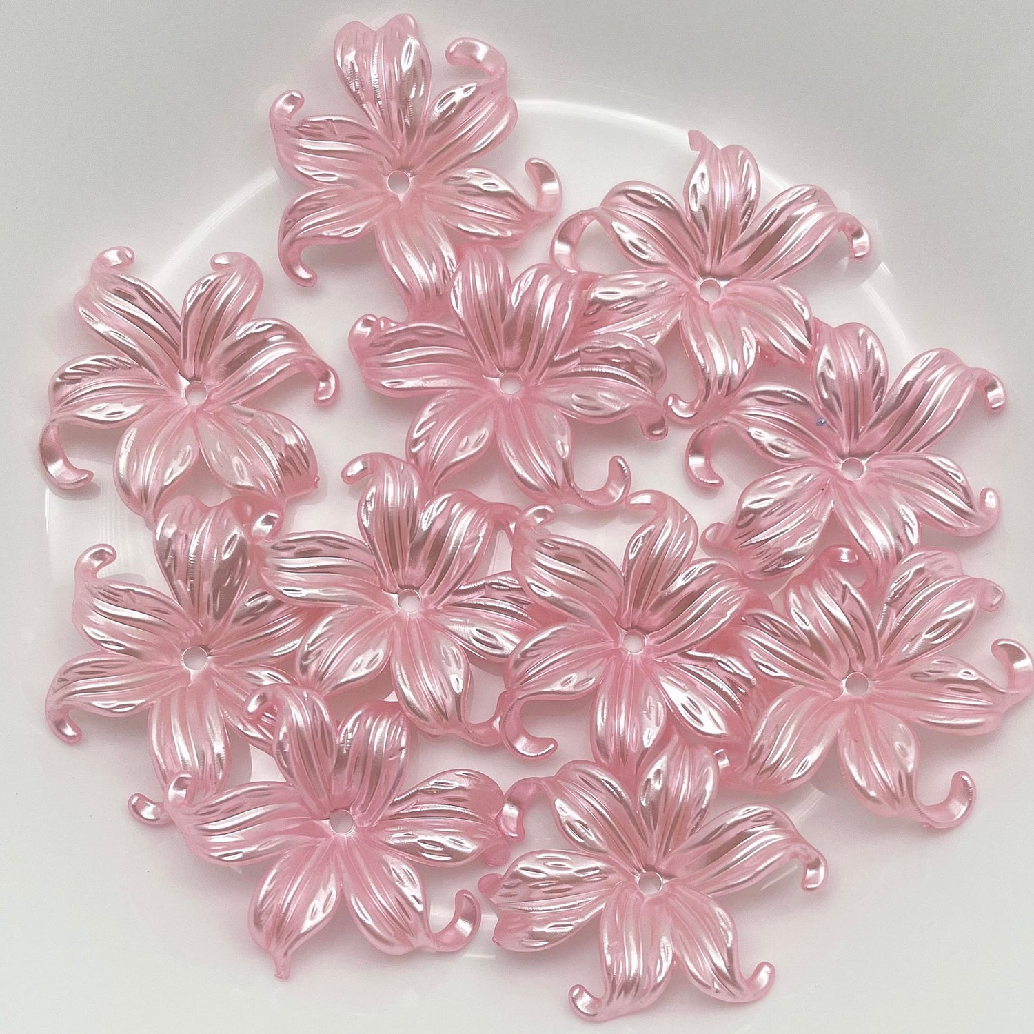 【New】42*44mm Big Acrylic Flower