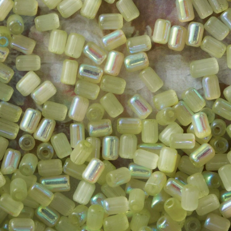 4*6mm Cat Eye Cylinder Glass Seed Beads